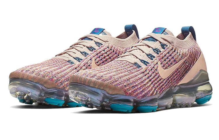 Womens Air VaporMax Flyknit 3 'Multi-Color' Desert Sand/Vivid Purple/Green Abyss/Desert Sand AJ6910-007