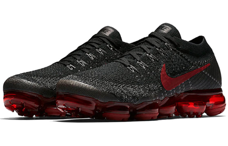 Nike Air VaporMax Flyknit Black Varsity Red 849558-013