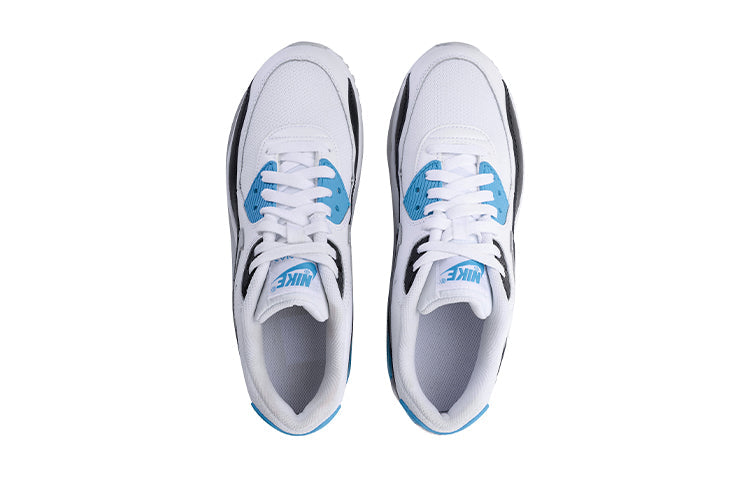 Nike Air Max 90 Mesh GS White Blue Lagoon 833418-101