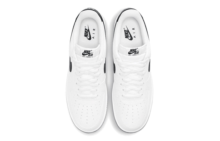 Nike Air Force 1 Low White and Black White Black Pebbled Leather CT2302-100