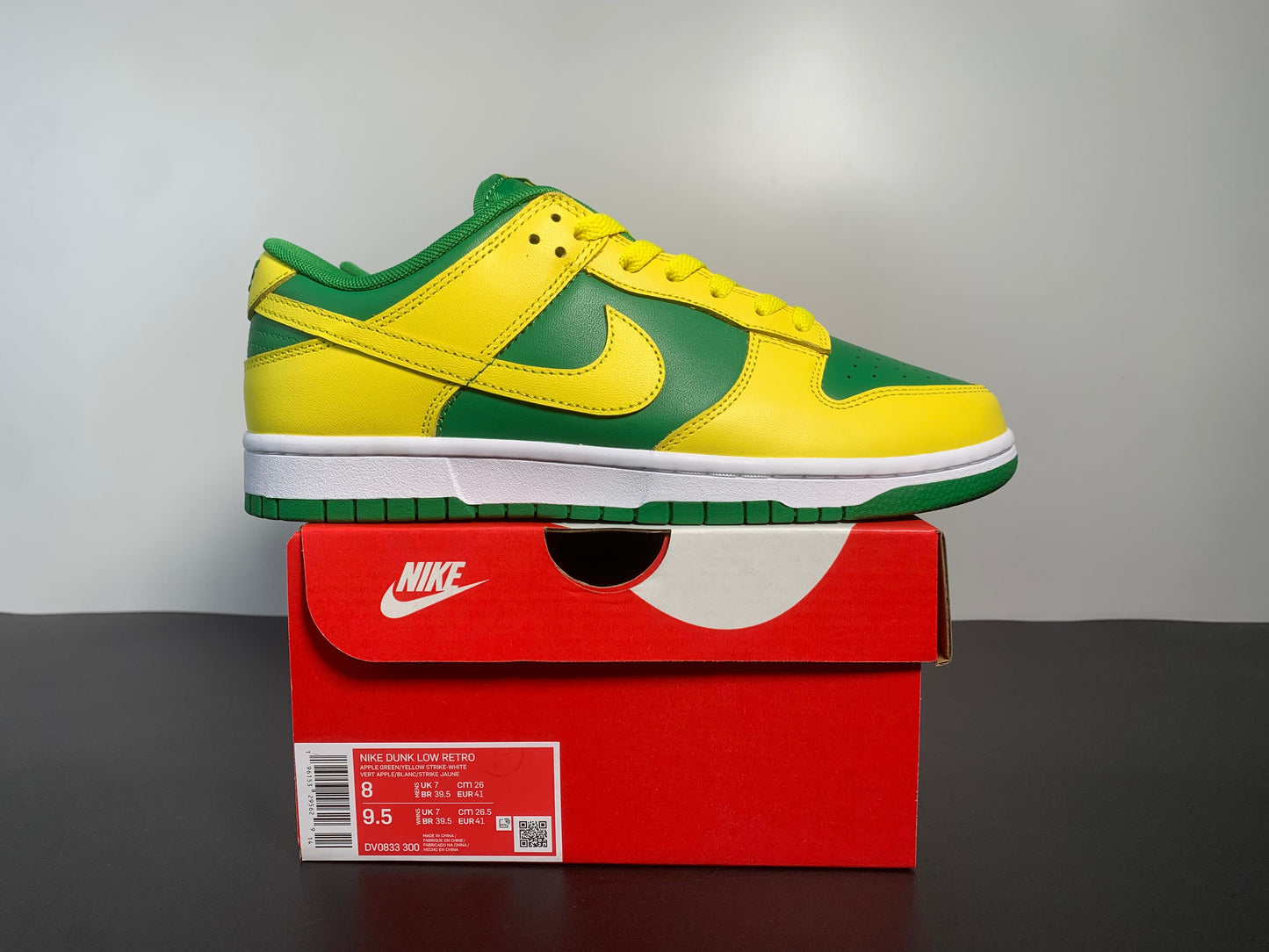 Nike Dunk Low Reverse Brazil Brasil Green Yellow DV0833-300