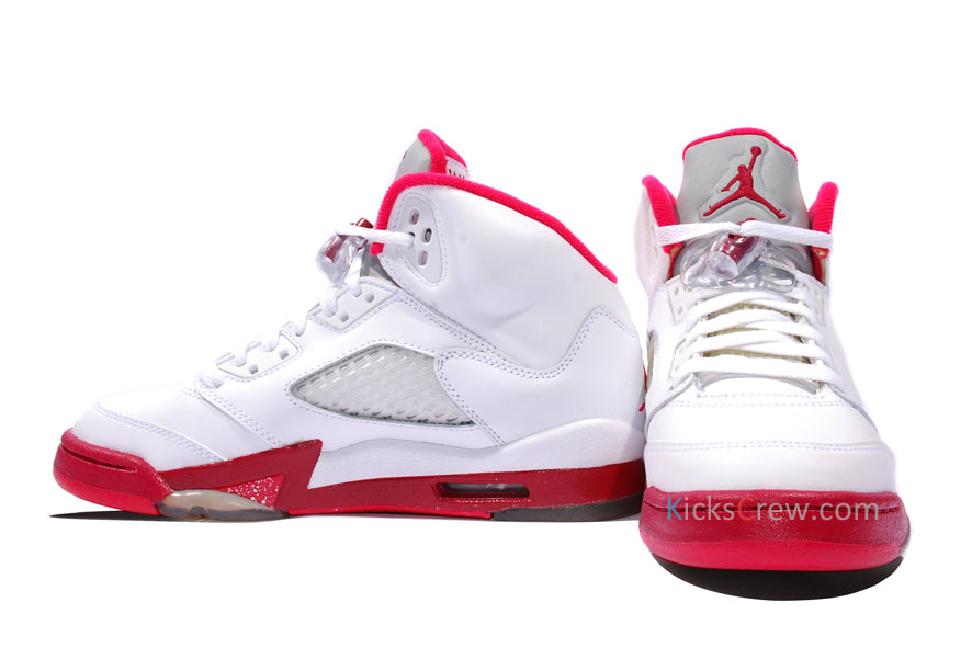 Air Jordan 5 Retro GS White Legacy Red 440892-101