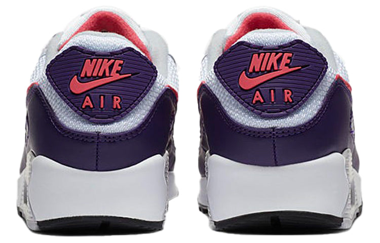 Womens Air Max 90 'Eggplant' White/Eggplant/Flare/Zen Grey CW1360-100