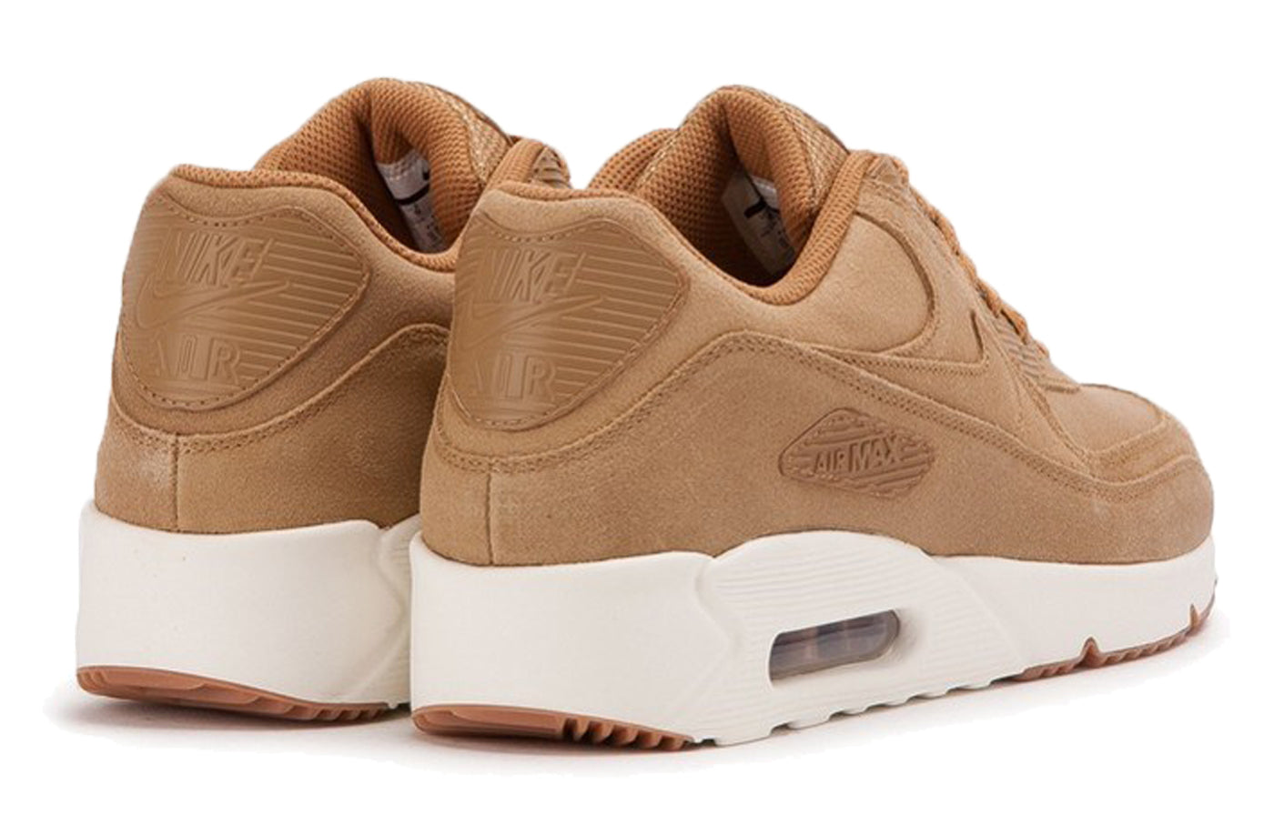 Nike Air Max 90 ULTRA 2.0 LTR FLAX/FLAX-SAIL-GUM MED BROWN 924447-200