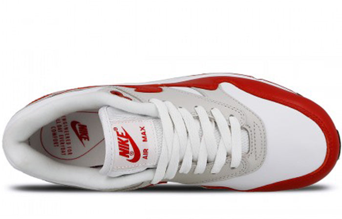 Nike Womens Air Max 90-1 White University Red AQ1273-100