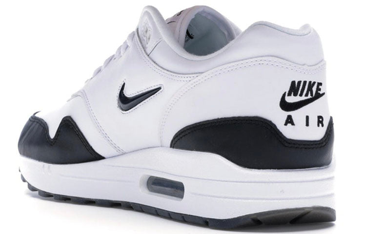 Nike Air Max 1 Premium SC Jewel 'Black Swoosh' White/Black 918354-100