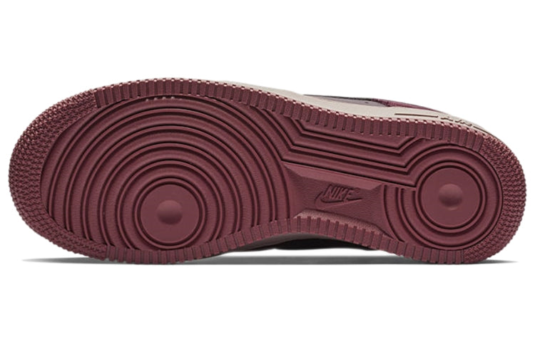 Nike Womens Air Force 1 Low '07 Premium 'Burgundy Crush' Burgundy Crush/Burgundy Crush 616725-603