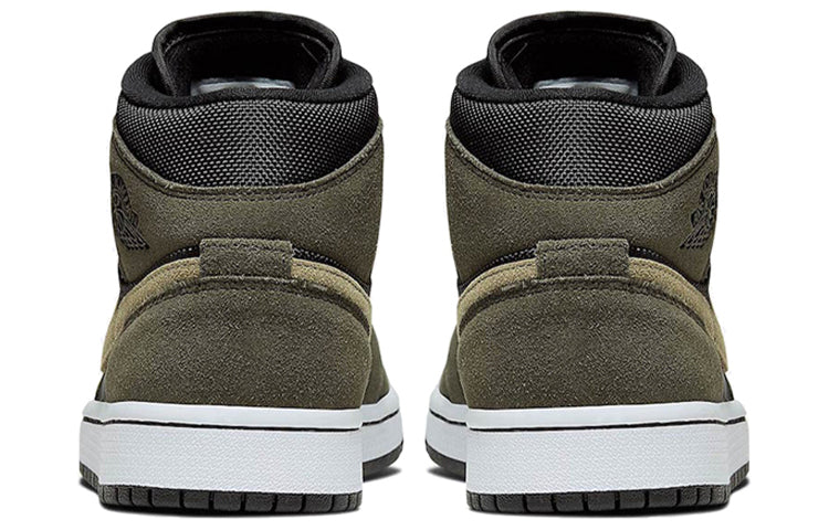 Womens WMNS Air Jordan 1 Mid Military Olive BQ6472-030