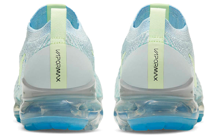 Nike Womens Air VaporMax 3 'Pure Platinum Baltic Blue' Pure Platinum/Baltic Blue/Metallic Silver/Barely Volt DC2051-001