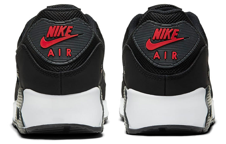 Nike Air Max 90 'Bred' Black/University Red/White/Dark Smoke Grey DH4095-001