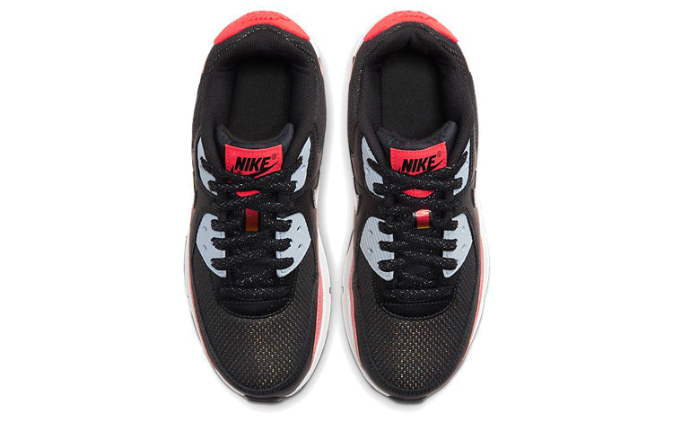 Air Max 90 FP GS 'Black Laser Crimson' Off Noir/Laser Crimson/Hydrogen Blue/White CT1966-001
