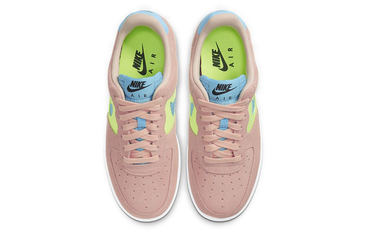 Nike Womens Air Force 1 Low '07 SE 'Coral Aqua' Washed Coral/Ghost Green/Black/Oracle Aqua CJ1647-600