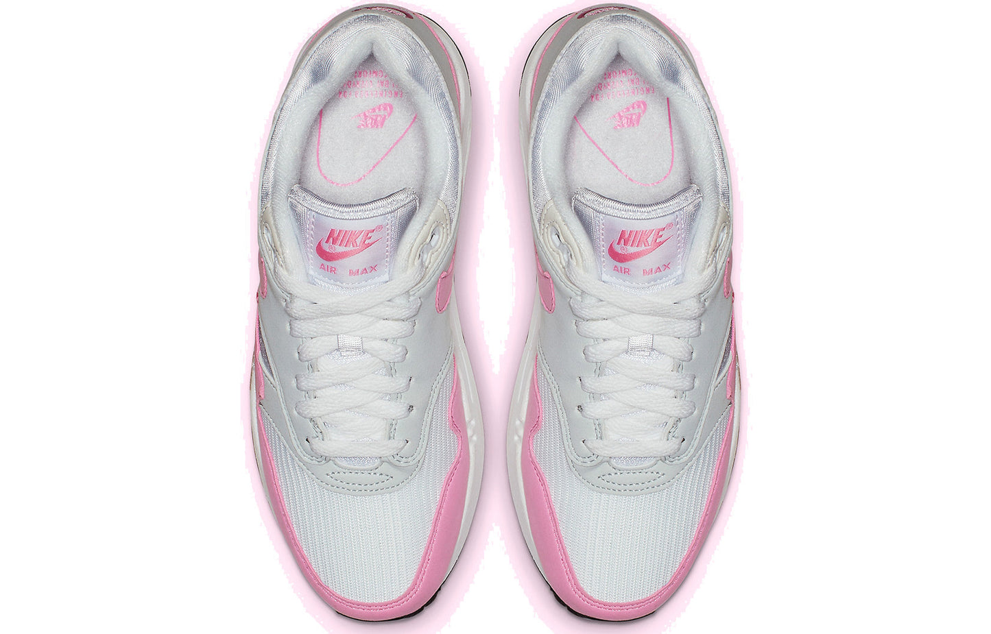 Womens Air Max 1 'Psychic Pink' White/Psychic Pink-Neutral Grey-Black BV1981-101