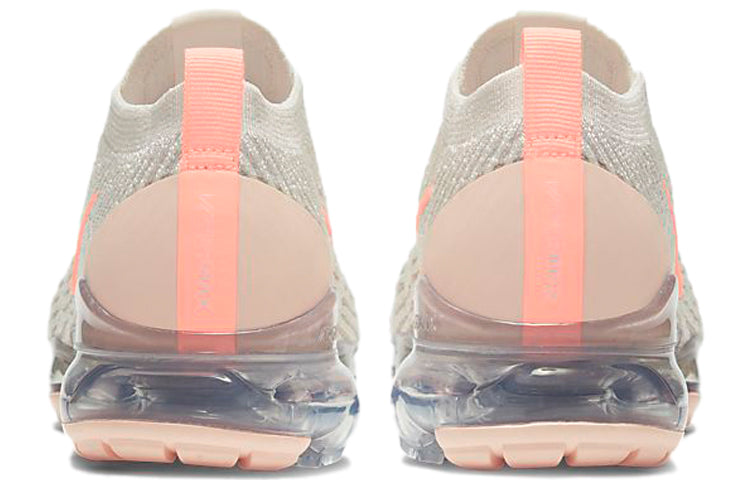 Nike Womens Air VaporMax Flyknit 3 'Light Cream Crimson Tint' Light Cream/Crimson Tint/Vast Grey/Atomic Pink CT1274-200