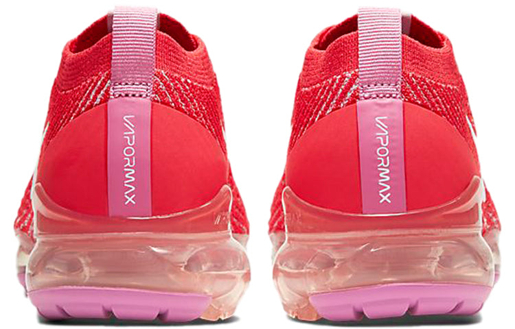 Womens Air VaporMax Flyknit 3 'Track Red' Track Red/Pink Foam/Magic Flamingo/White CU4756-600