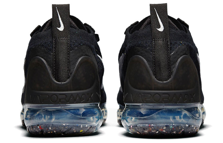 Nike Womens Air Vapormax Flyknit 2021 Black Metallic Silver DC4112-002