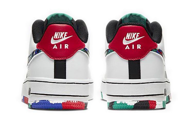 Nike Air Force 1 Low GS 'Crayon White Multi' White/Hyper Blue/Neptune Green/Multi-Color CU4632-100