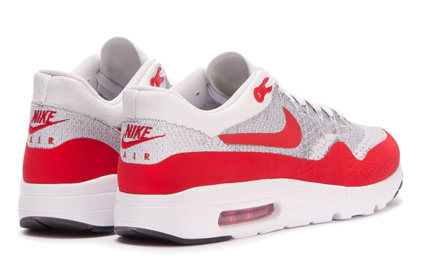 Nike Air Max 1 Ultra Flyknit White University Red 843384-101