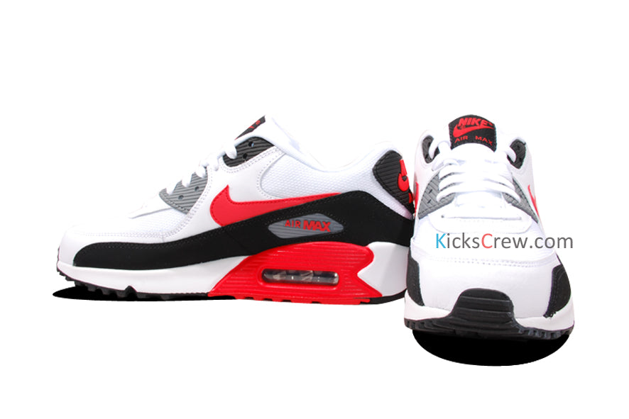 Nike Air Max 90 Essential White Challenge Red Black 537384-112