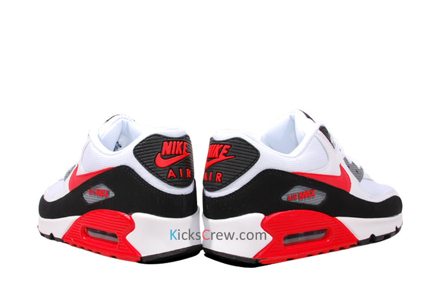 Nike Air Max 90 Essential White Challenge Red Black 537384-112