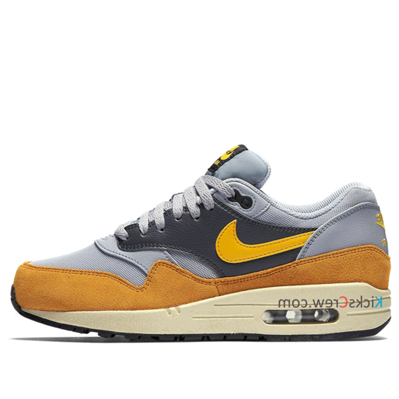 Nike Womens Air Max 1 Essential Wolf Grey Varsity Maize 599820-021