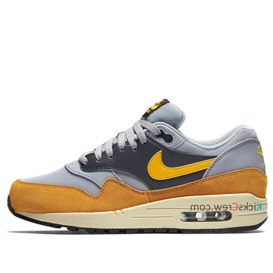 Nike Womens Air Max 1 Essential Wolf Grey Varsity Maize 599820-021