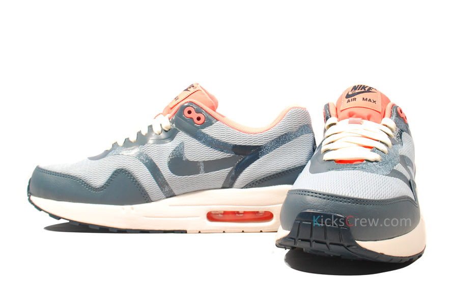 Nike Womens Air Max 1 CMFT PRM Tape Camo - Light Armory Blue Pink Camo - Light Armory Blue Pink 599895-446