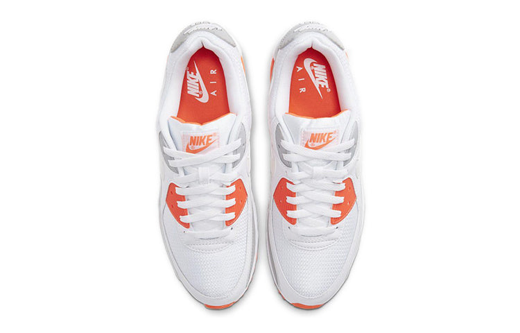 Nike Air Max 90 'Hyper Orange' White/White/Hyper Orange/Light Smoke Grey CT4352-103