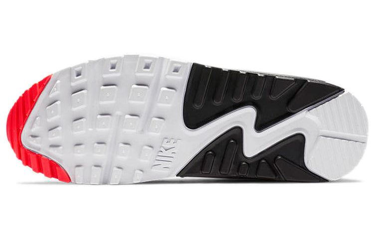 Womens Air Max 90 'Brushstroke' White/Laser Orange/Concord/Black CZ7937-100