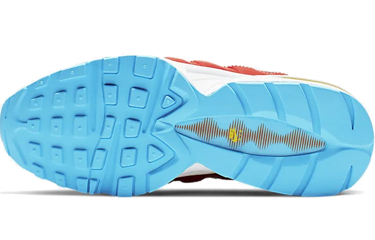 Nike Air Max 95 GS White Blue Fury Opti Yellow CK0055-400
