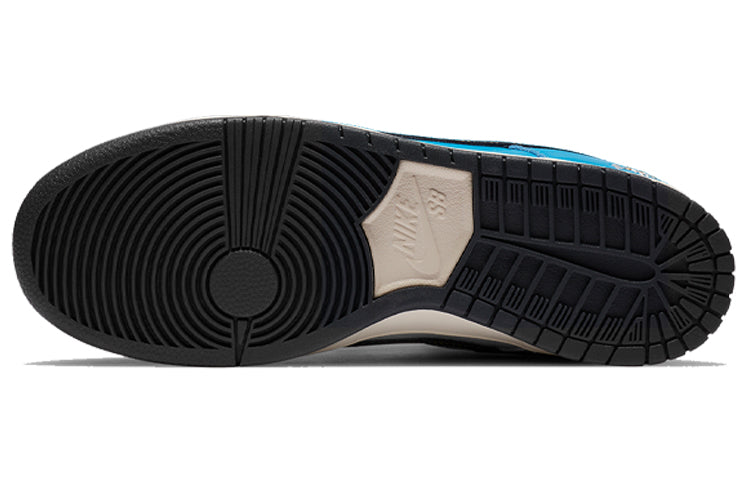 Nike Instant Skateboards x Dunk Low Pro SB Skateboard QS Blue Hero/Pale Ivory/Black CZ5128-400
