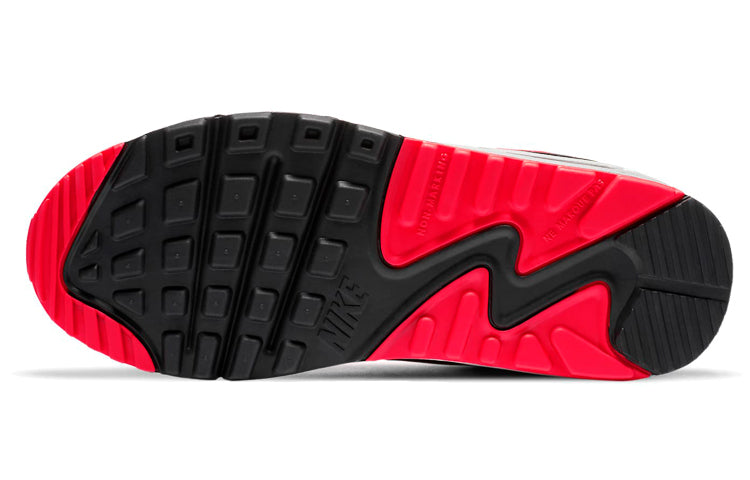 Nike Air Max 90 LTR Leather GS 'Radiant Red' Black/White/Wolf Grey/Radiant Red CD6864-009