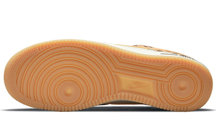 Nike Air Force 1 Low Premium 'Daktari Stripes' Coconut Milk/Atomic Orange/Fuel Orange DJ6192-100