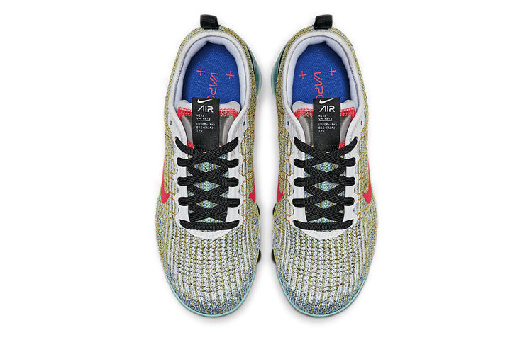 Nike Air VaporMax Flyknit 3 GS 'White Crimson Turqoise' White/Flash Crimson/Hyper Turqoise/Black BQ5238-104