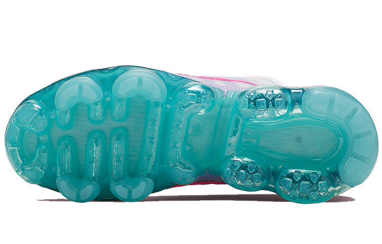 Nike Womens Air VaporMax 2019 'South Beach' Platinum Tint/Pink Blast-Aurora Green AR6632-005