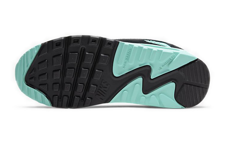 Nike Air Max 90 Leather'Hyper Turquoise' GS White/Particle Grey/Hyper Turquoise/Black CD6864-102