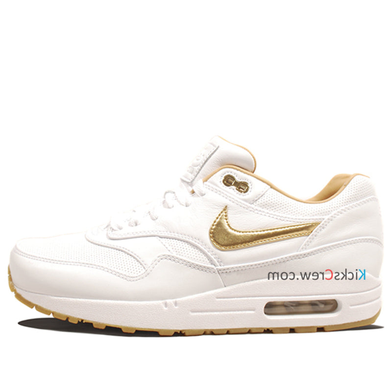 Nike Air Max 1 FB Woven White Metallic Gold 616315-102