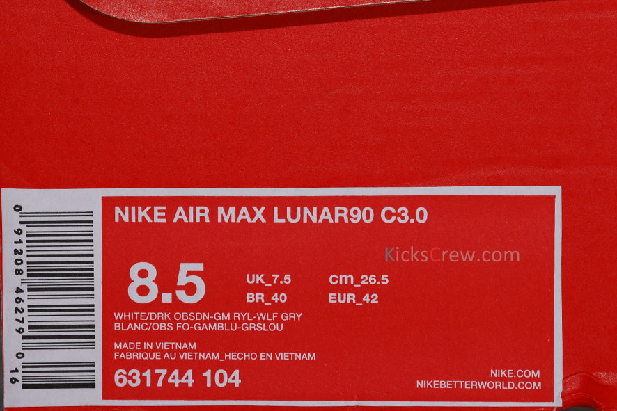 Nike Air Max 90 Lunar C3.0 631744-104