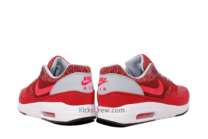 Nike Air Max 1 Jacquard Gym Red Laser Crimson 644153-600