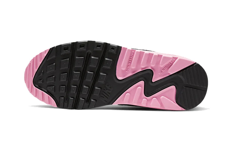 Nike Air Max 90 LTR Leather GS White Grey Pink CD6864-104