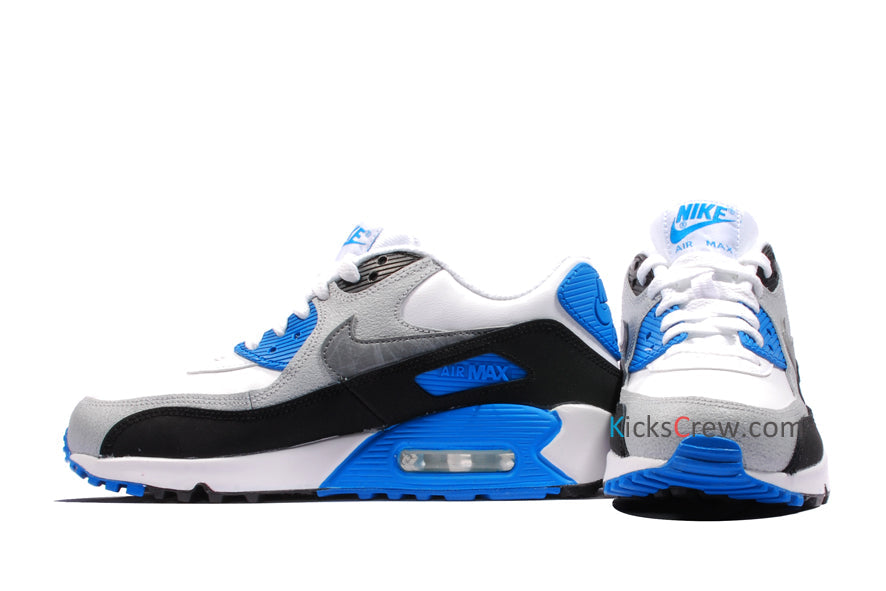 Nike Air Max 90 LTR Leather GS White Photo Blue 724821-101