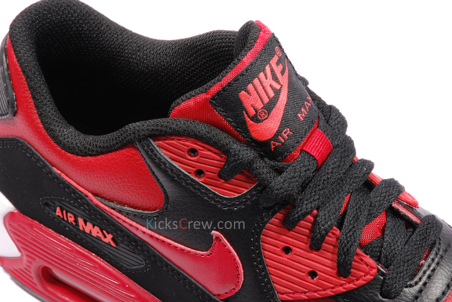 Nike Air Max 90 LTR Leather GS Gym Red Black 724821-601