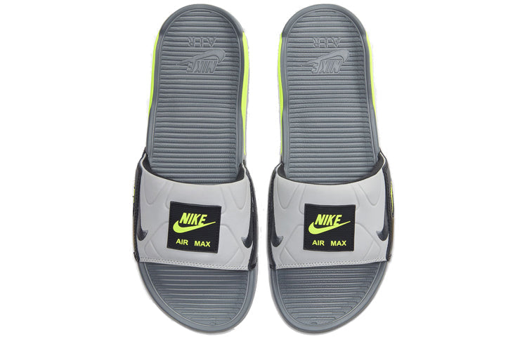 Nike Air Max 90 Slide 'Volt' Smoke Grey/Volt/Black/Smoke Grey BQ4635-001
