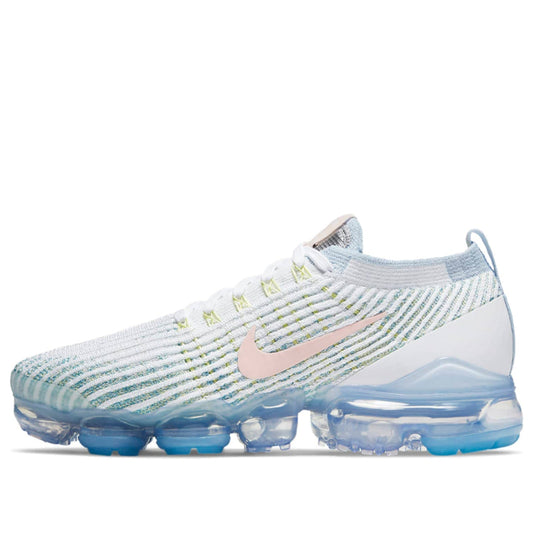 Womens Air VaporMax Flyknit 3 'One Of One' White/Washed Coral/Hydrogen Blue CW5642-100