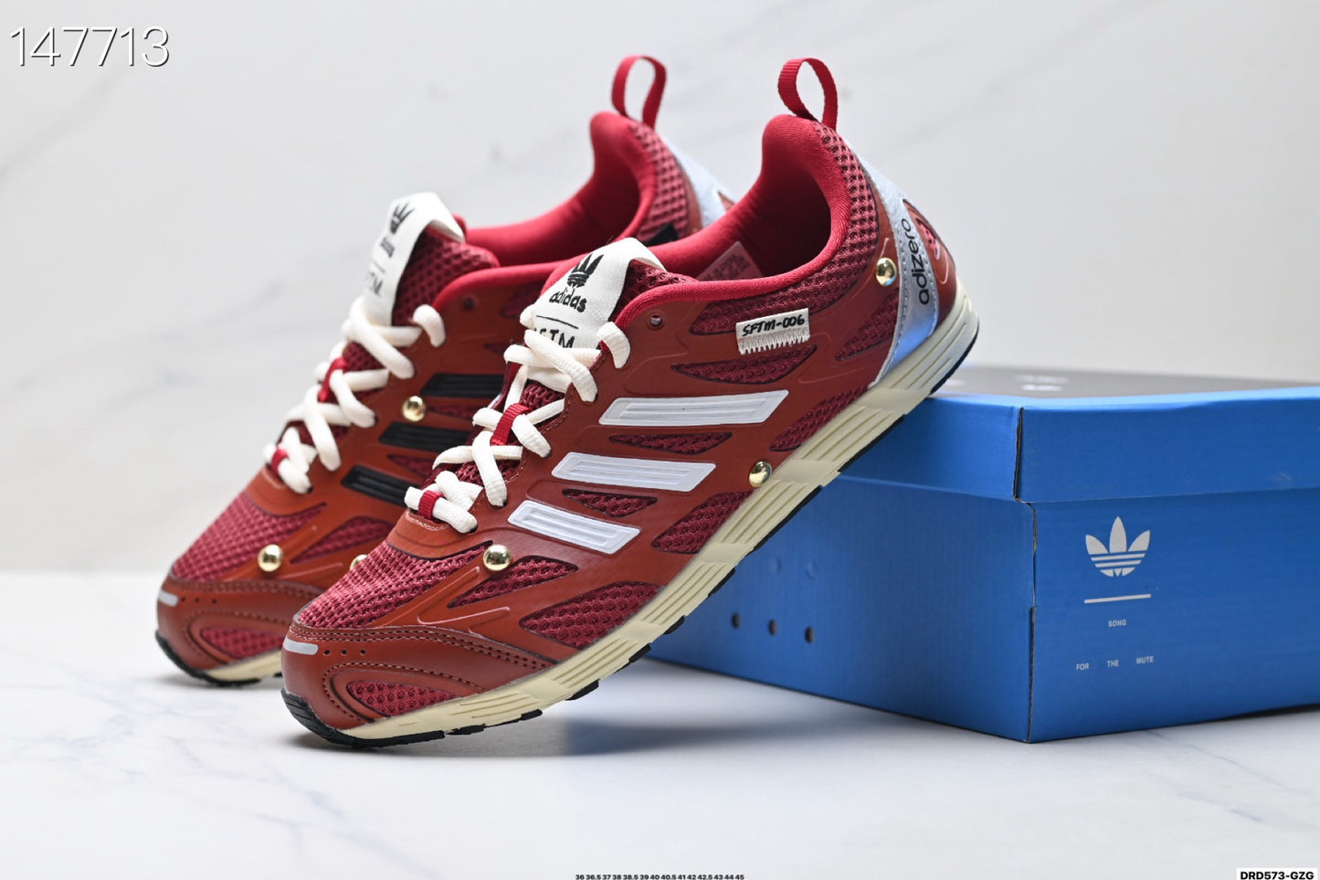 Song For The Mute x Adidas Originals Adizero PR Sftm Burgundy HP3525