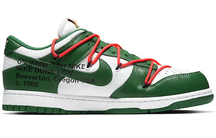 Nike Dunk Low LTHR OW Off-White - Pine Green CT0856-100