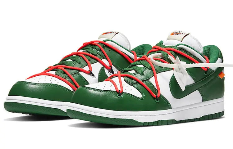 Nike Dunk Low LTHR OW Off-White - Pine Green CT0856-100