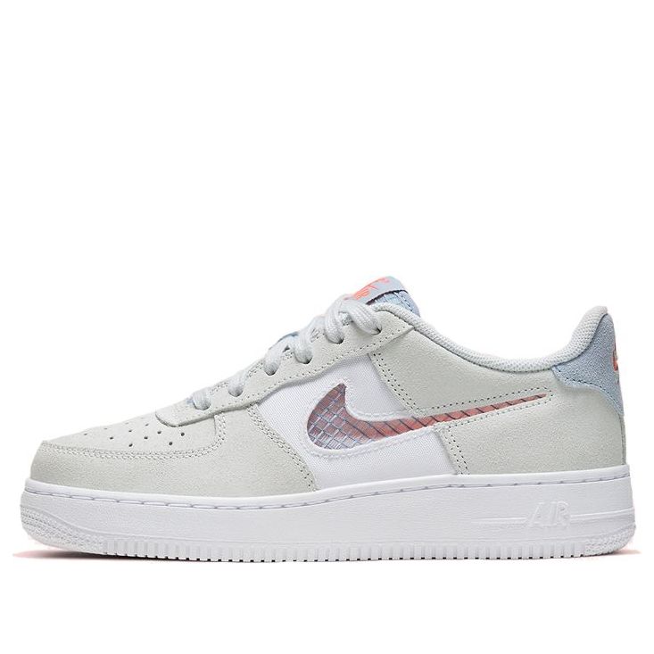 Nike Air Force 1 Low'Transparent White Swoosh' GS CJ4093-001