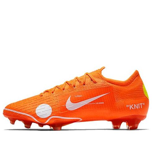 Nike OFF-WHITE x Mercurial Vapor 360 'Orange' Orange/White-Blue-Yellow AO1256-810