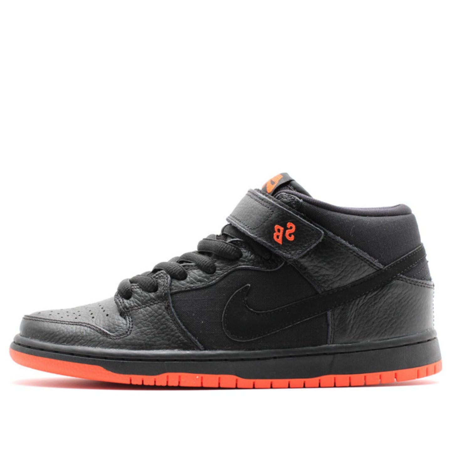 Nike Dunk Mid Pro SB Skateboard 'Halloween' Black/Black-Team Orange 314383-022